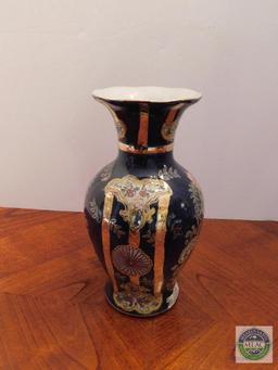 Decorative Satsuma/Asian-inspired vase