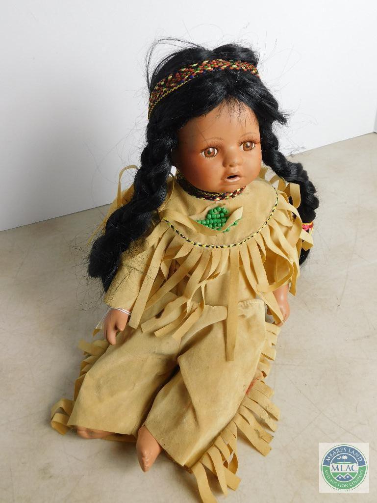 Porcelain Indian Doll