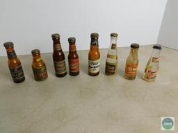 Lot of 9 Mini Bottles
