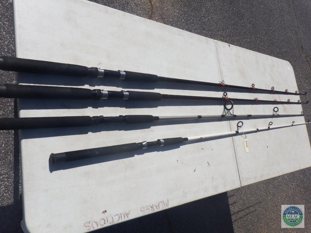 Lot of 4 rods