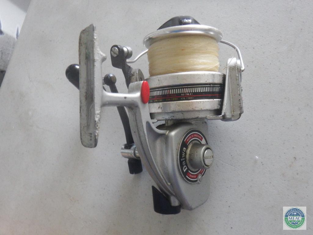 Lot of 5 assorted open face reels