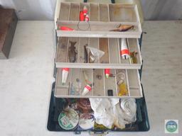 Two tackle boxes and contents