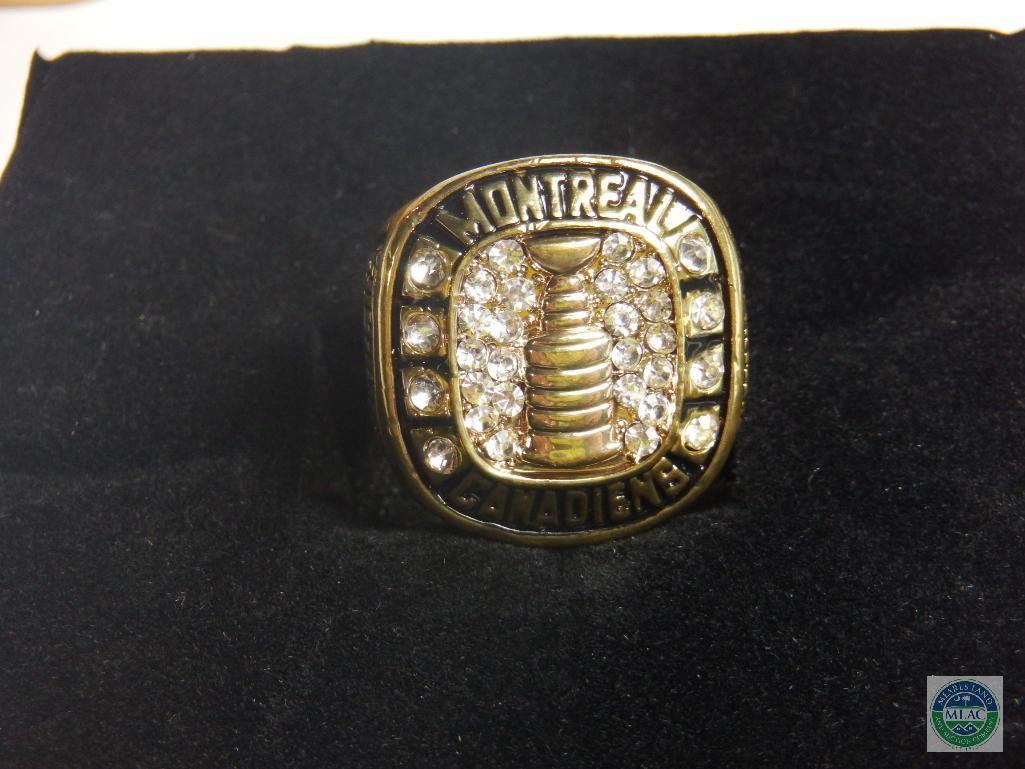 1959-60 Montreal Canadiens Ring - Richard 9 - REPLICA