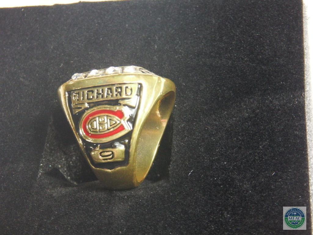 1959-60 Montreal Canadiens Ring - Richard 9 - REPLICA