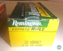 100 Rounds Winchester & Remington 22 HORNET