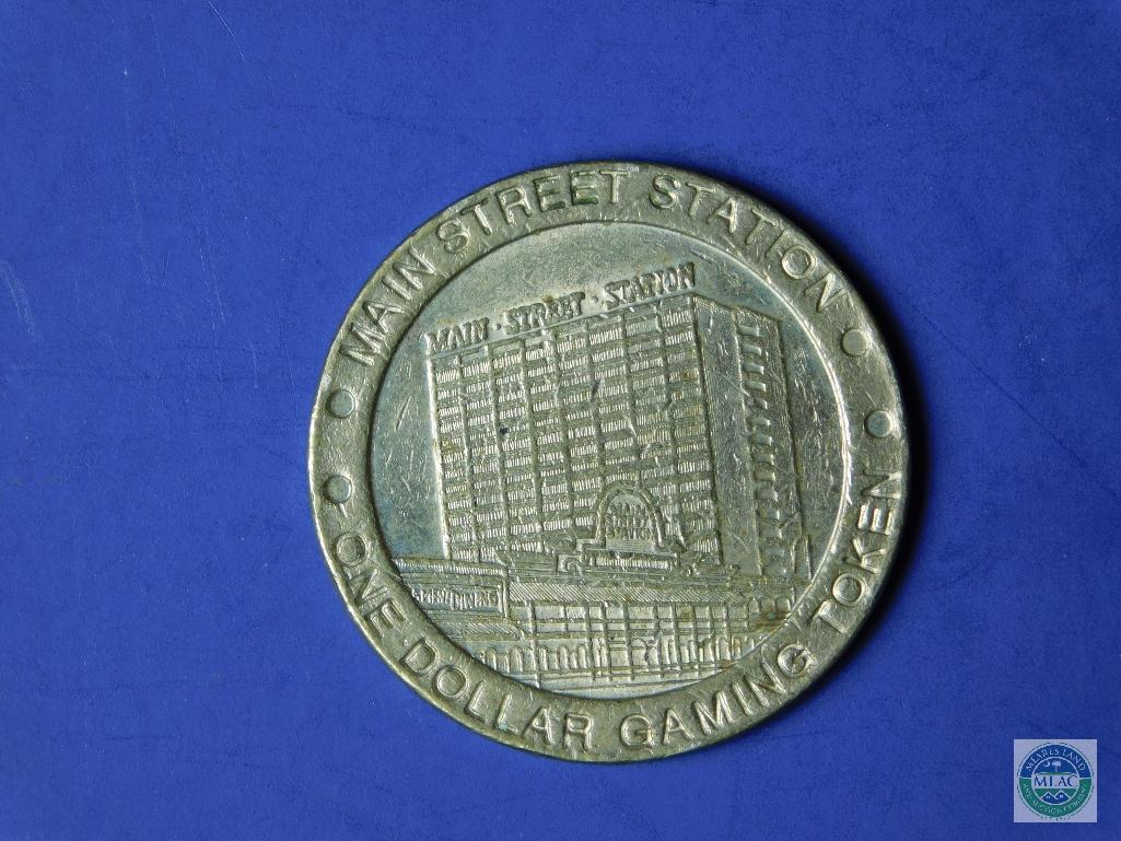 Original Main Street Station - $1.00 gaming token - Las Vegas