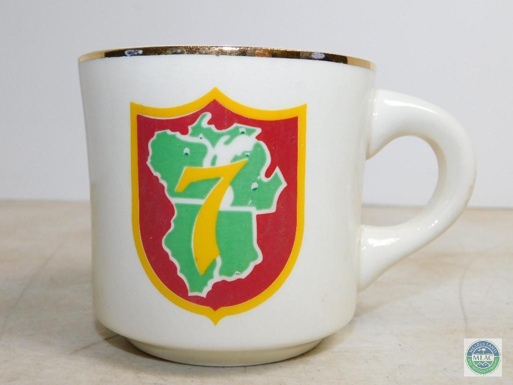 12 Piece set of 1972 Boy Scout Region Mugs