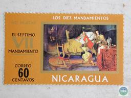 10 Nicaragua Commandment Stamps