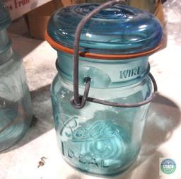 Lot of Ball & Blue Mason Jars