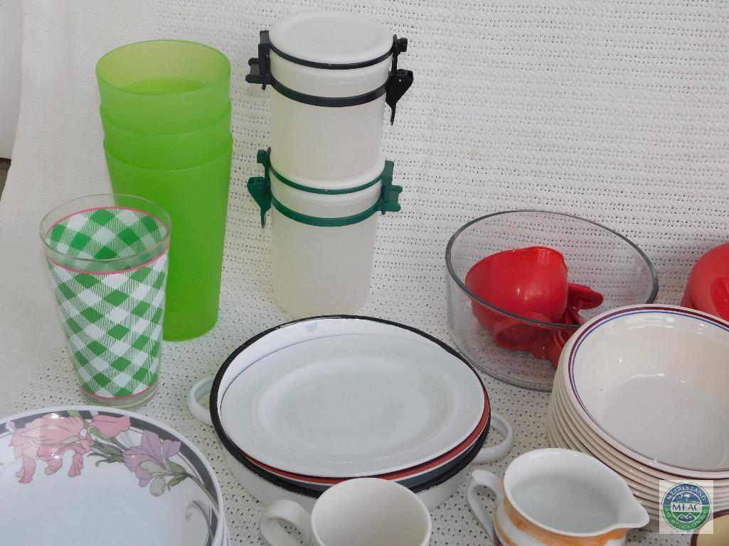 Lot of Cups & Kitchen Items