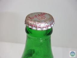 Bubble Up 1 Pint Green Glass Bottle Empty with Cap