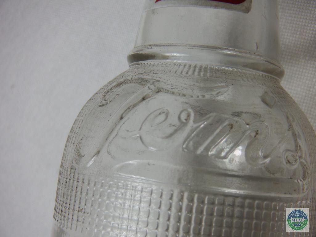 Tom's 12 oz. Clear Glass Bottle Empty