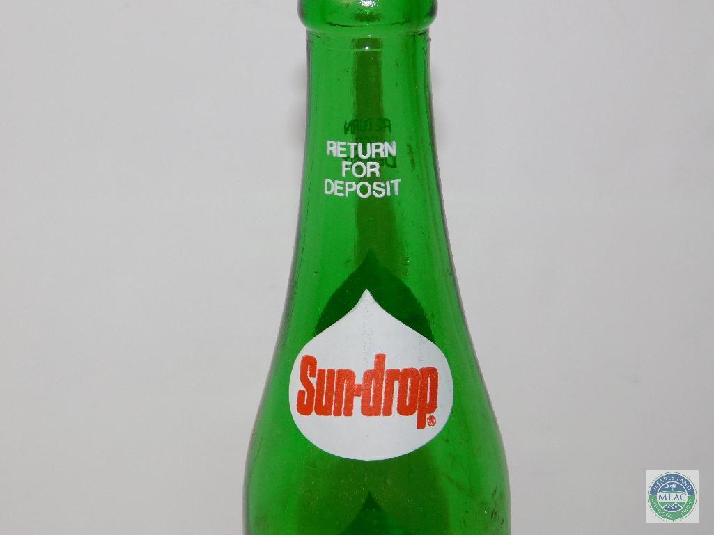 Sun-drop 10 oz Green Bottle Empty