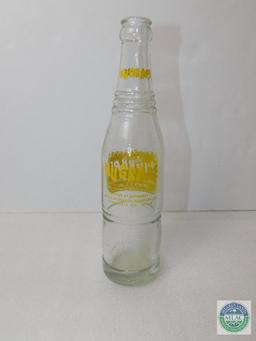 Nugrape 10 oz. Clear Glass Bottle Empty