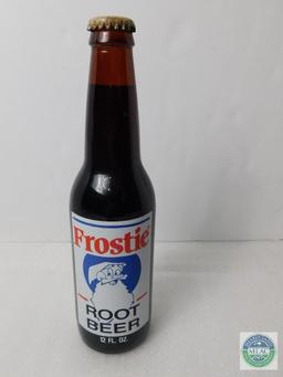 Frostie Root Beer 12 oz Brown Bottle Full