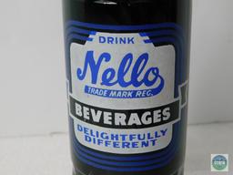 Nello Beverages Grape Soda 12 oz Clear Glass Bottle Full