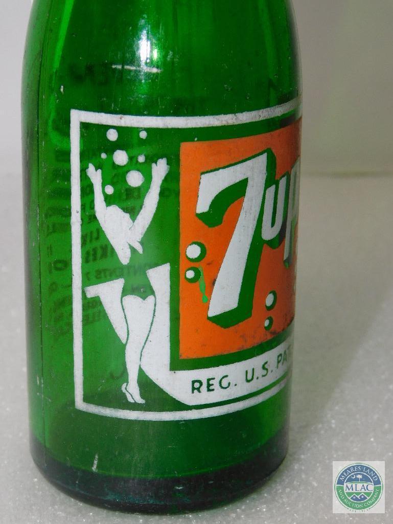 7up Duraglass 94-G 7oz. Green Bottle