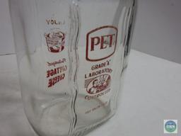 Pet Half Gallon Grade "A" Clear Glass Milk Jug Bottle