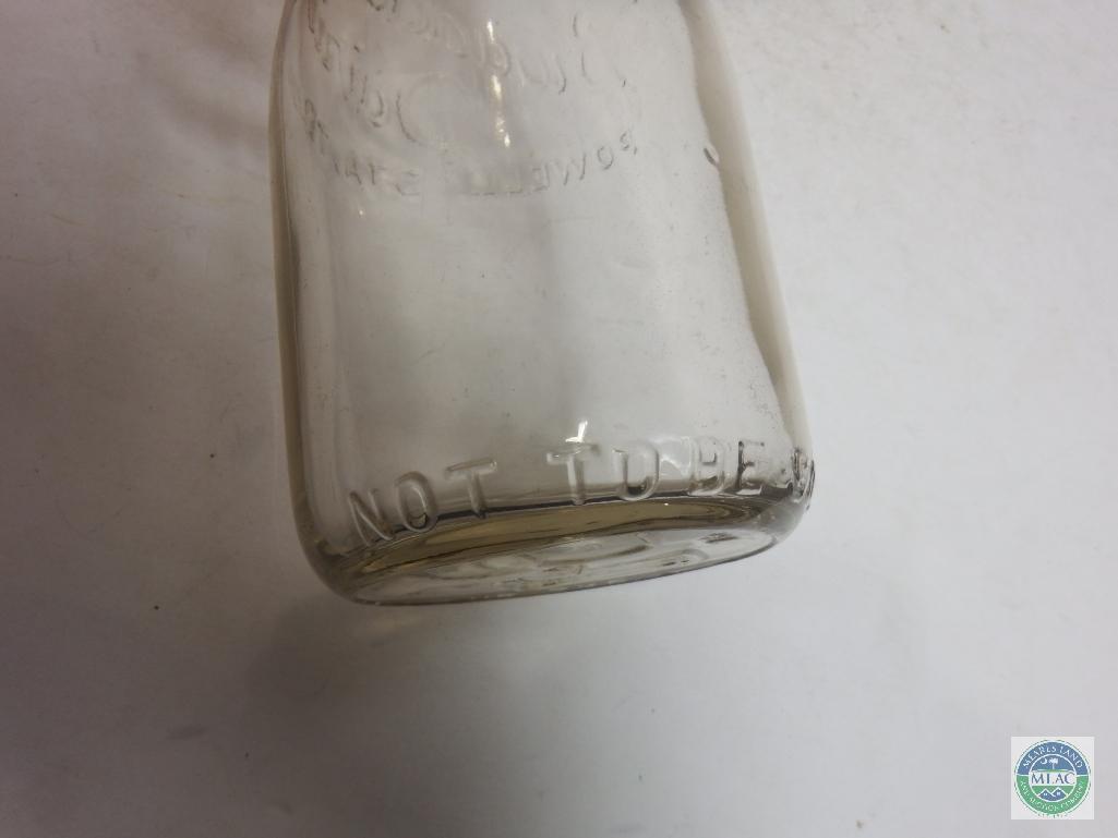 Broadacre Dairies Powell Sta, TN 1 Pint Clear Glass bottle