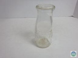 Union Dairy Co Chicago Il Half Pint Clear Glass jar