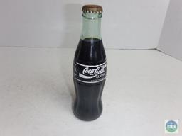Coca-Cola Full Bottle 8 oz New Orleans Saints 1991 NFC Western Divison Champions