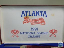 Case Collector Knife Atlanta Braves 1991 National League Champs