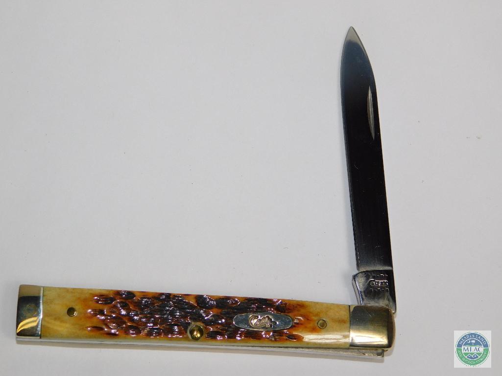 Case #03535 Doctors Knife in Burnt Antique 6185 Stainless