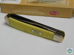 Case #00029 Mini Trapper Knife in Yellow 3207 CV Blade