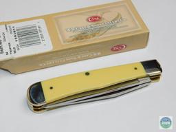 Case #00161 Trapper Knife in Yellow 3254 CV Blade