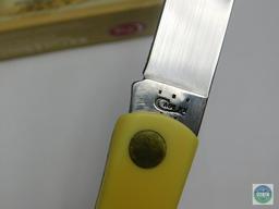 Case #00032 Sod Buster Knife in Yellow 3137 CV Blade