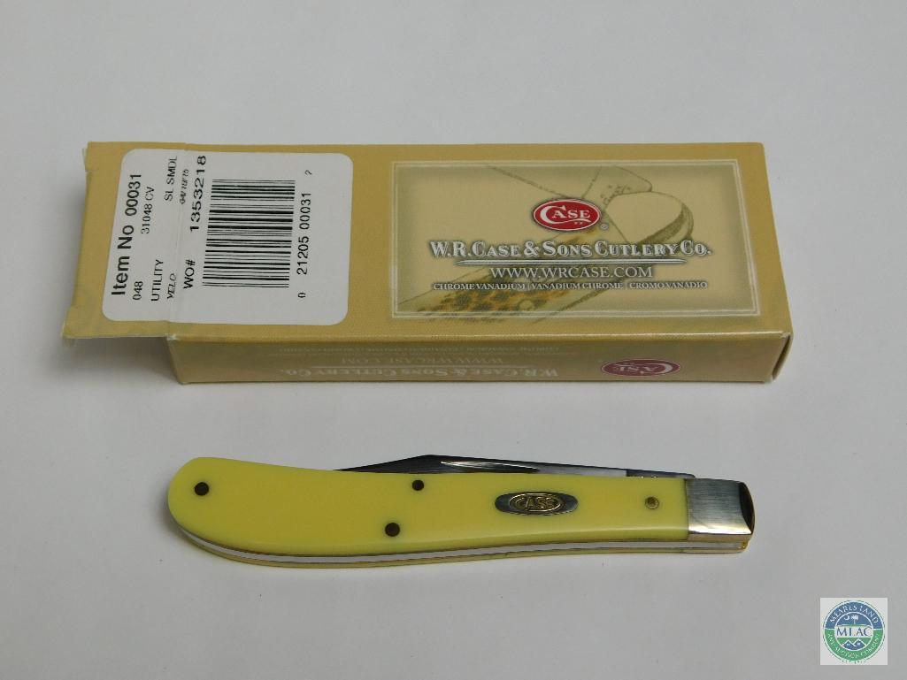 Case #00031 Utility Knife in Yellow 31048 CV Blade