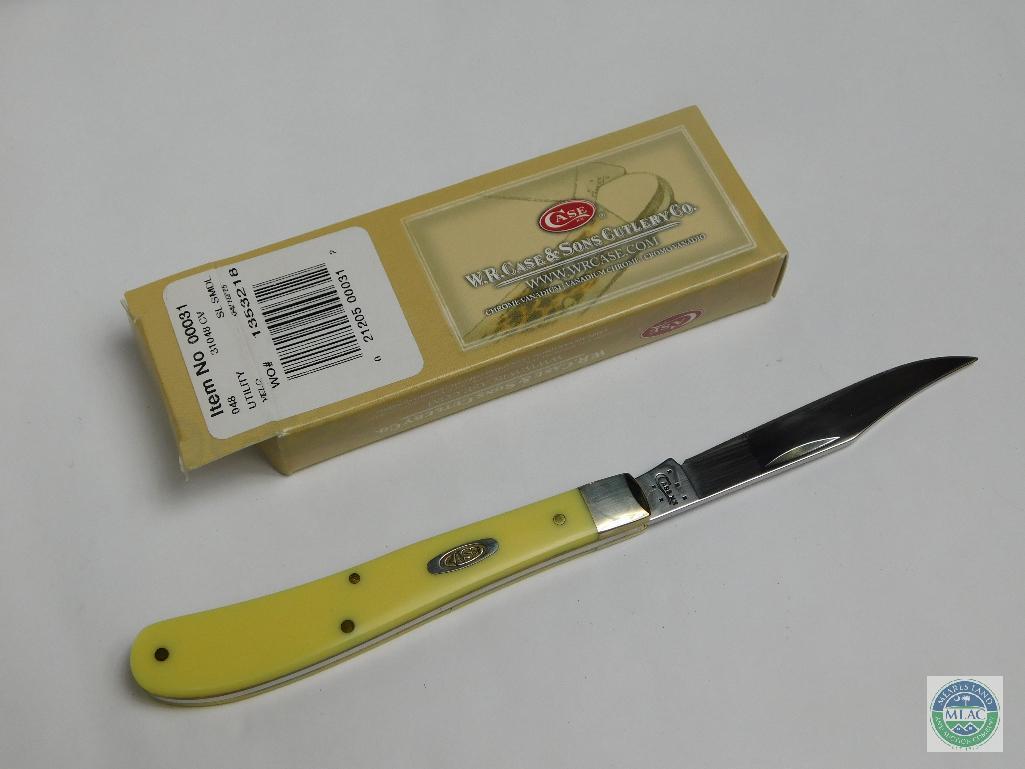 Case #00031 Utility Knife in Yellow 31048 CV Blade