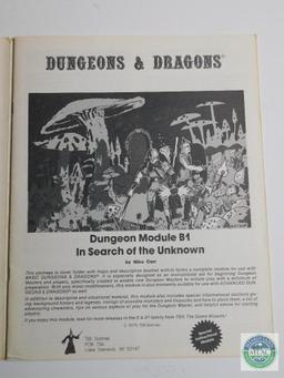 Dungeons & Dragons - Dungeon Module B1 - In Search of the Unknown