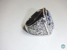 World Champions New York Yankees 2009 Jeter silver tone Ring