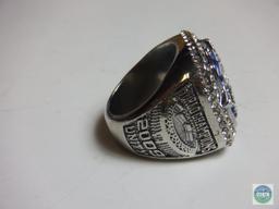 World Champions New York Yankees 2009 Jeter silver tone Ring