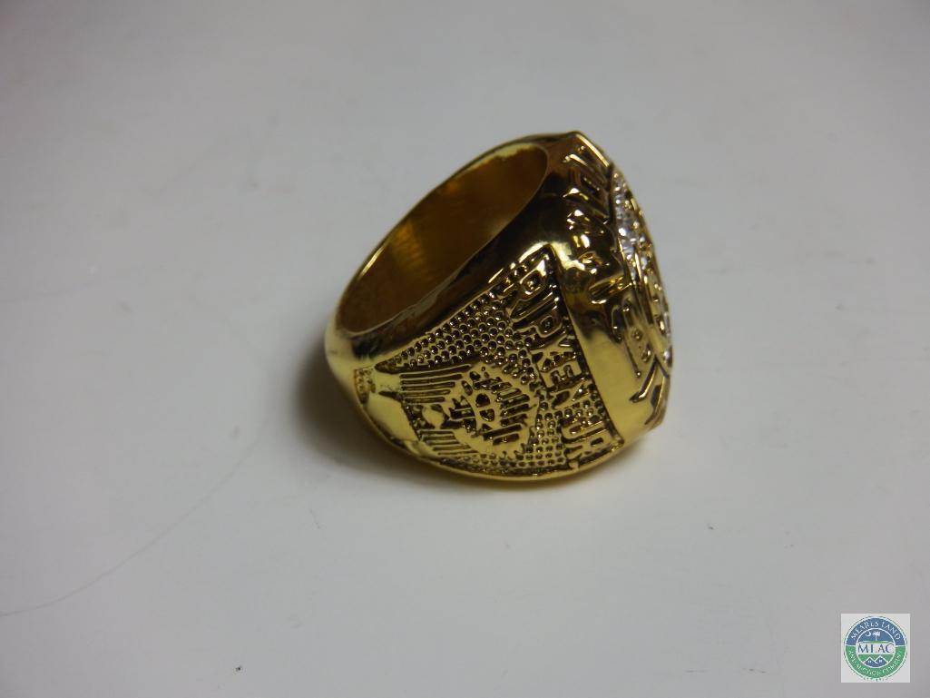 World Champions Gold tone Ring Orioles Ripken Jr 1983