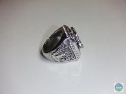 World Champions New England Patriots Silver tone Tom Brady Ring 2001