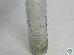 Kist 7 oz. Clear Glass Ribbed Bottle Patent Jan. 1927