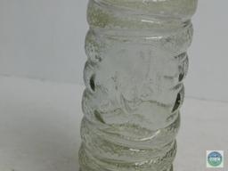 Kist 7 oz. Clear Glass Ribbed Bottle Patent Jan. 1927