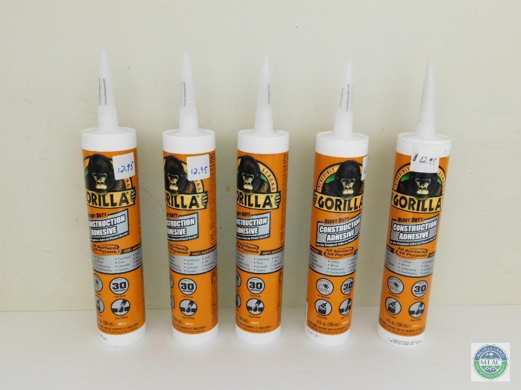 5 Gorilla Construction Adhesive for Caulk Gun