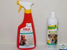 Lot Dog Collars, Oatmeal Shampoo, and Flea and Tick Repellant