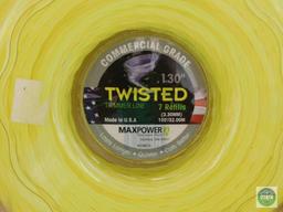 Lot of 3 Maxpower Twisted Trimmer Line .130"