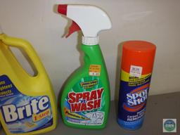 Lot Cleaners Spray N Wash, Spot Shot, Brite, Diamond Juliee, Degreaser