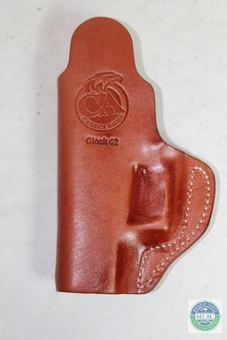 New Leather Holster inside waist band Fits Glock 42 & 43