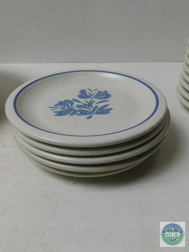 Pfaltzgraff Yorktowne Dinner, Salad, and Saucer Plate Lot