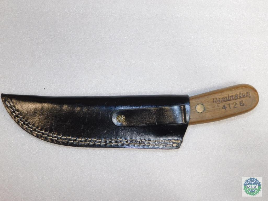 Vintage Remington 4126 Skinner Knife Wood Handle