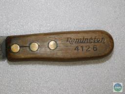 Vintage Remington 4126 Skinner Knife Wood Handle