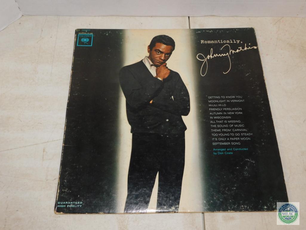 Lot Vintage LP Records Bernstein, Johnny Mathis +