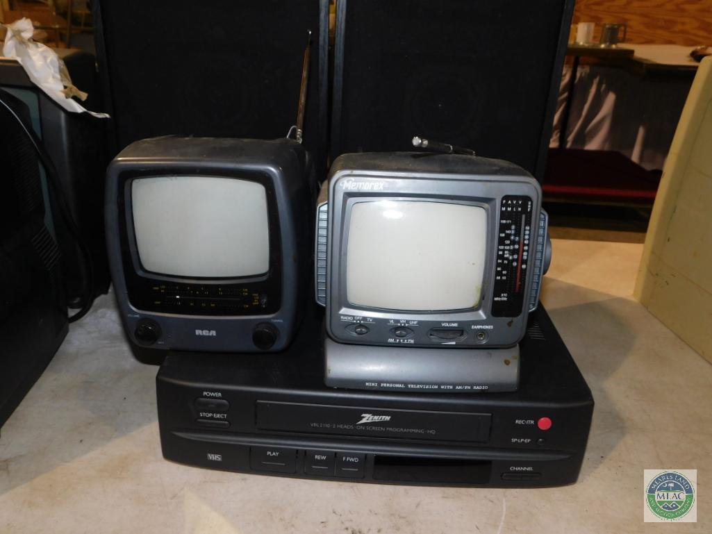 Lot of TV's Radio Speakers & VCR