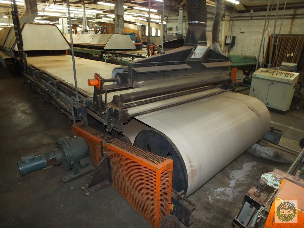 Vinyl Back Coir Yarn Tufting Machine Complete 169' Line